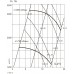Вентиляторы пылевые ВЦП 7-40 (ВР 140-40, ВР 100-45, ВРП 115-45) № 12,5 схема 1